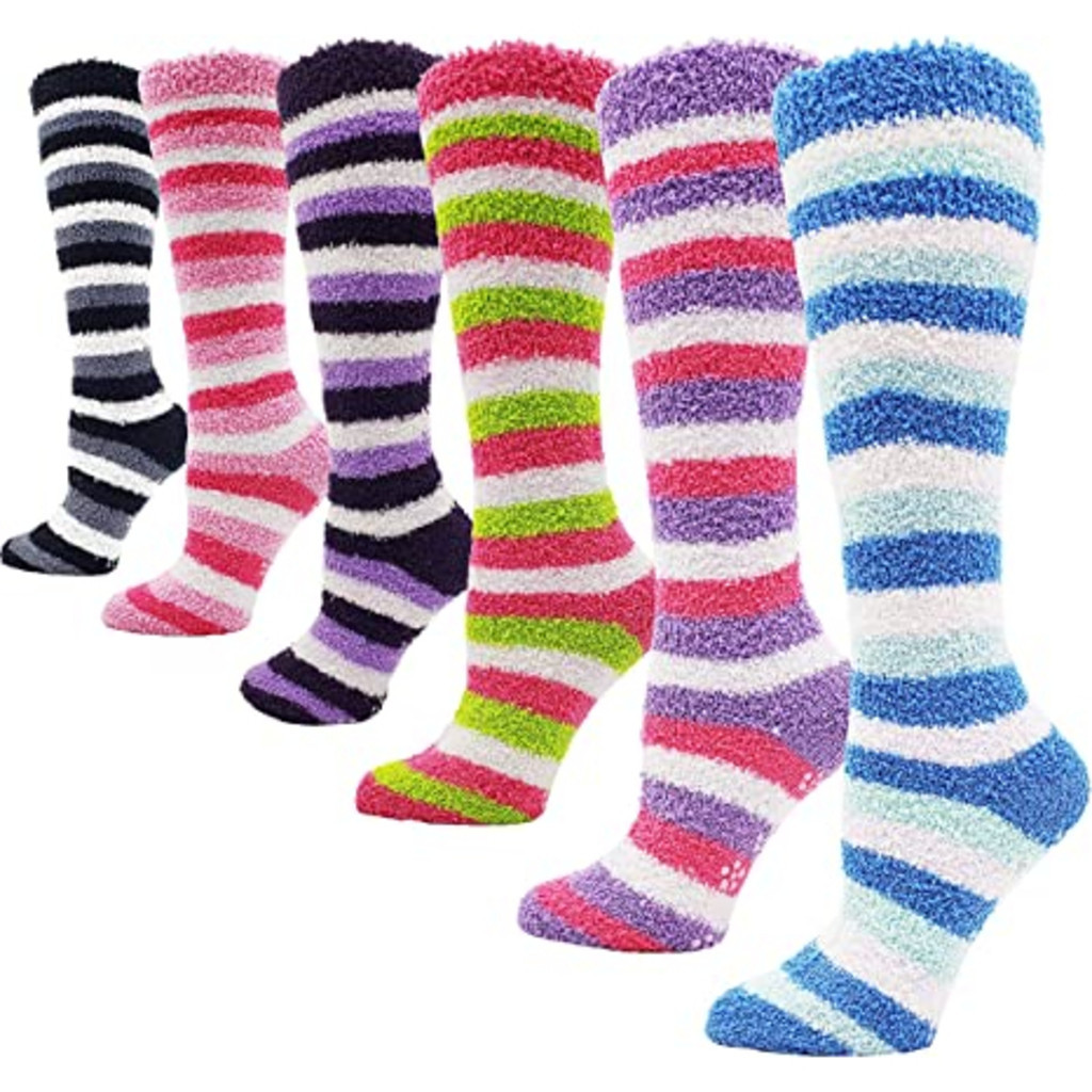 kit 12 Pares Meias Longa Felpuda de Lã Grossa Unissex Para Frio Quente De Outono E Inverno Térmica IMPERIO em Oferta na Shopee