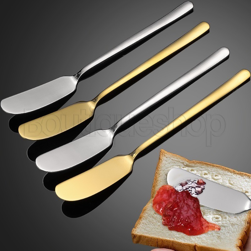 Espátula De Manteiga-Panela De Sobremesa-Colher De Aço Inoxidável 304-Sorvete-Não Escorrega , Criativo , Durável-Talheres-Acessórios De Cozinha