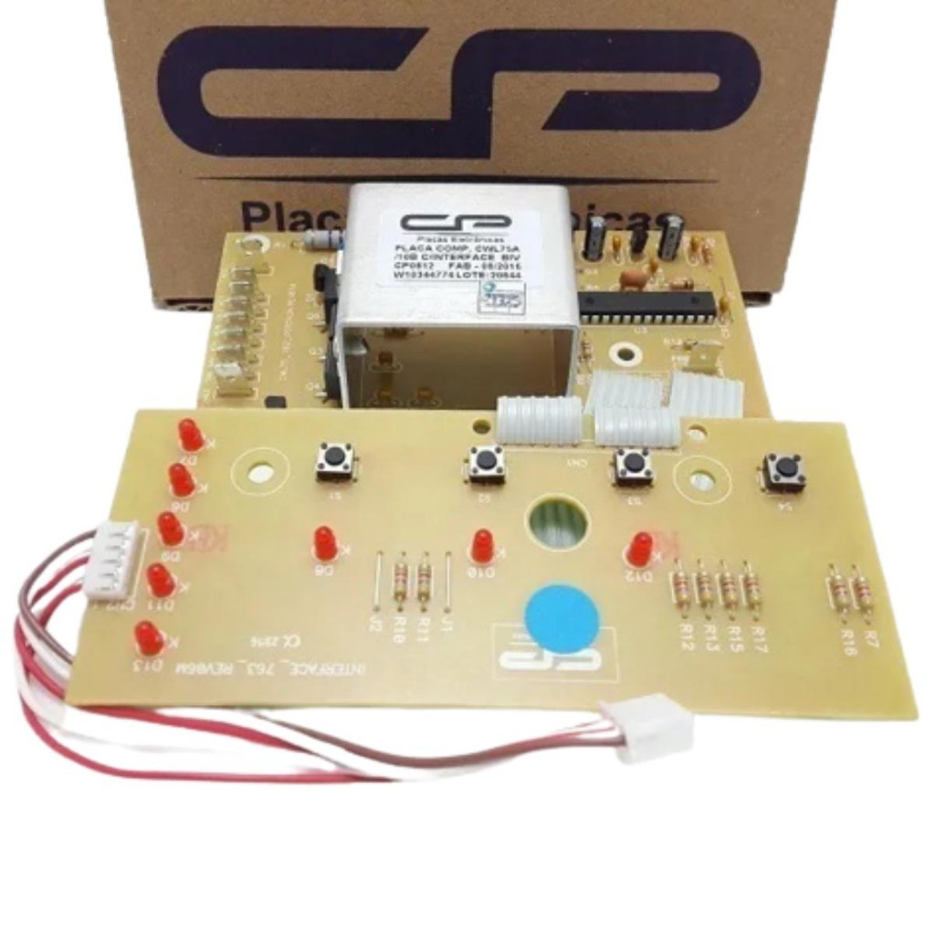 Placa Cp 0812 Lavadora Cwl10b Cwl75a Maré  Consul  - W10344774