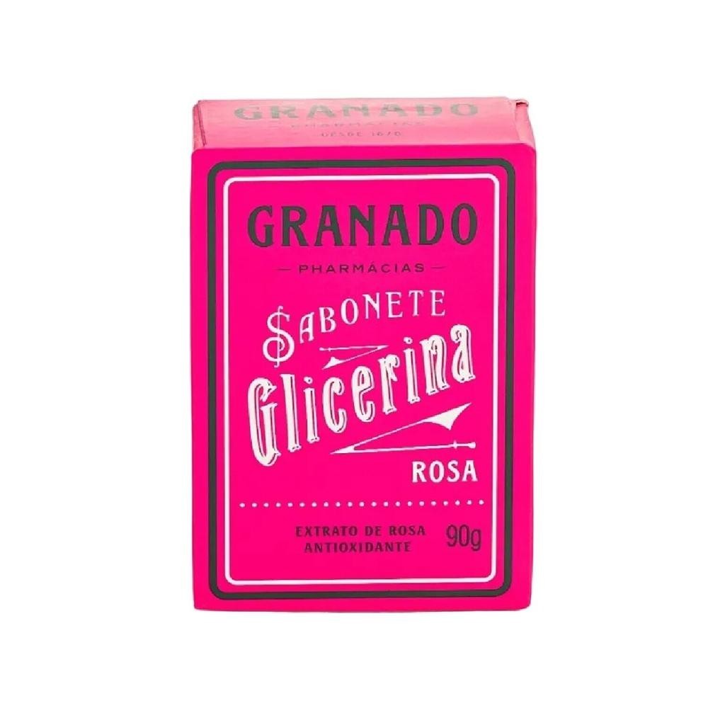 Sabonete em Barra Granado Glicerina Rosa 90g - Beauty