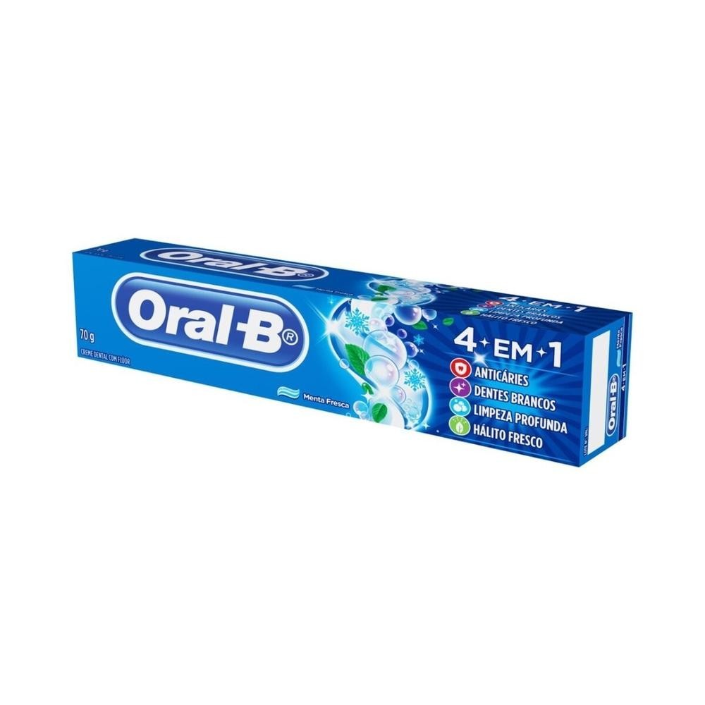 Creme Dental Oral-B 4 em 1 70g em Oferta na Shopee