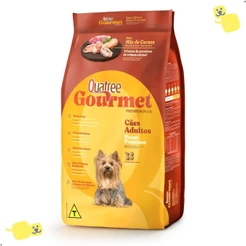 Ração Quatree Gourmet Ração Quatree Raças Pequenas Ração para Cachorro Mix Carnes Ração Quatree 3kg