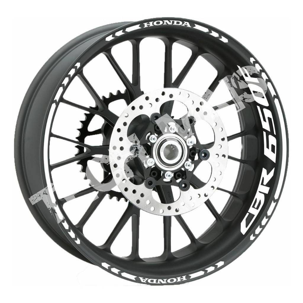 Kit Adesivos Refletivo De Rodas e Frisos para Moto Honda Cbr 650 F Crb650f cbr 650f sticker