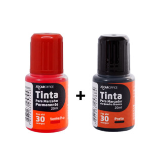 Kit Tinta Marcador Quadro Branco 2 Cores Diversas  Masterprint em Oferta na Shopee