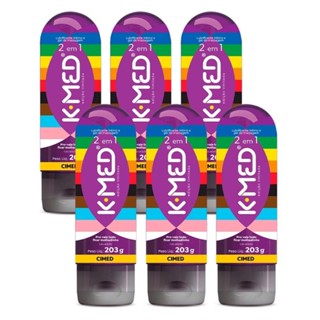 Kit c/6 und Lubrificante K-Med 2 em 1 Gel 203g LGBTQIA+ em Oferta na Shopee