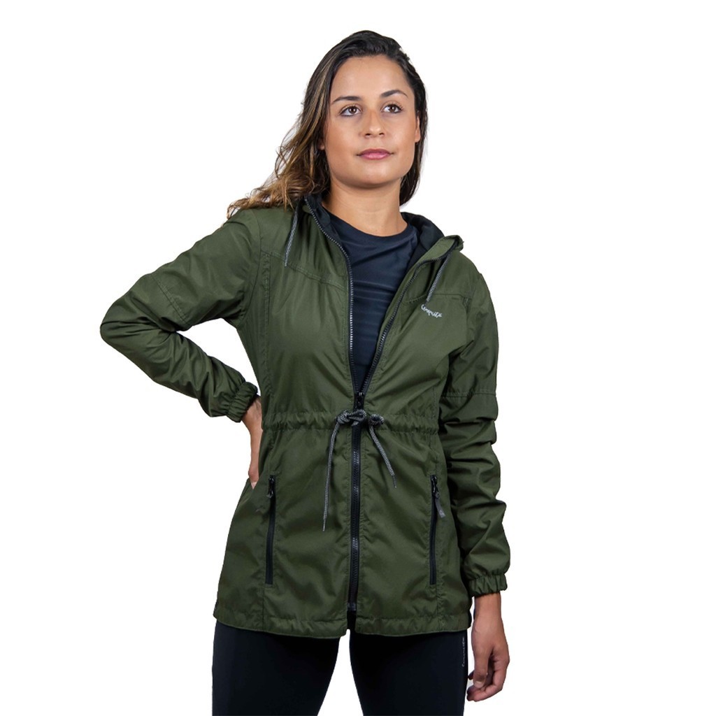 Jaqueta Corta Vento Anorak Change Feminina Verde - Conquista