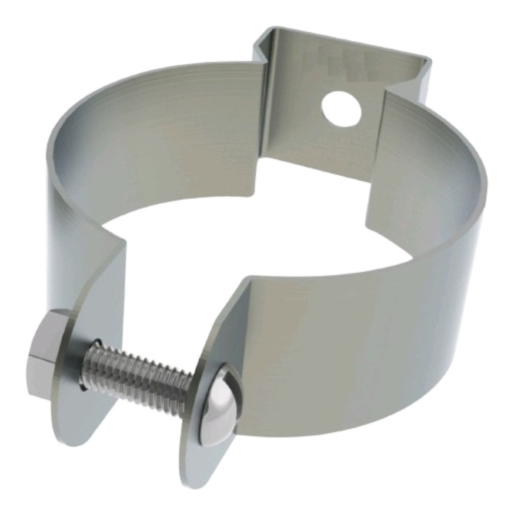 Abraçadeira tipo D com Parafuso de 1/2" - 10 PEÇAS