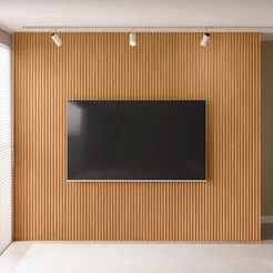 Painel para Tv Até 90 Polegadas Ripado 300 Cm Nature Fosco - Linea Brasil