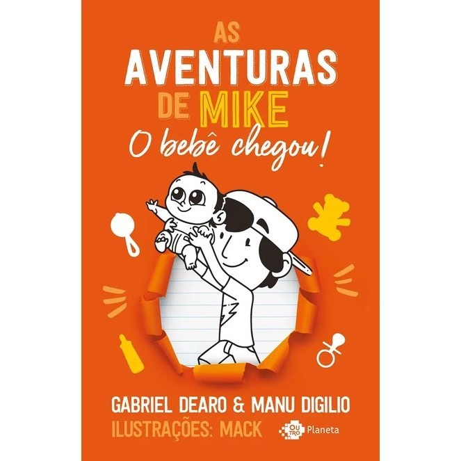 Livro As aventuras de Mike 2 - O bebe chegou! em Oferta na Shopee
