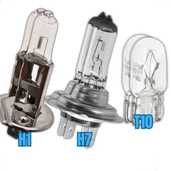 Kit 6 Lâmpadas Halógenas H7 H1 e T10 12V Farol Sinalização