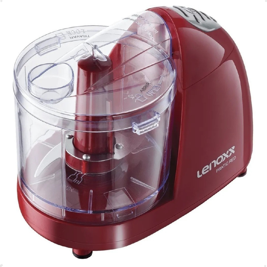 Mini Processador De Alimentos Pratic Red Lenoxx