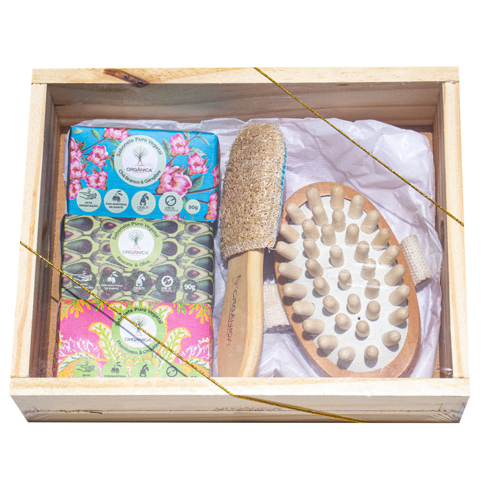 Kit Para Banho Puro Vegetal Spa - Orgânica