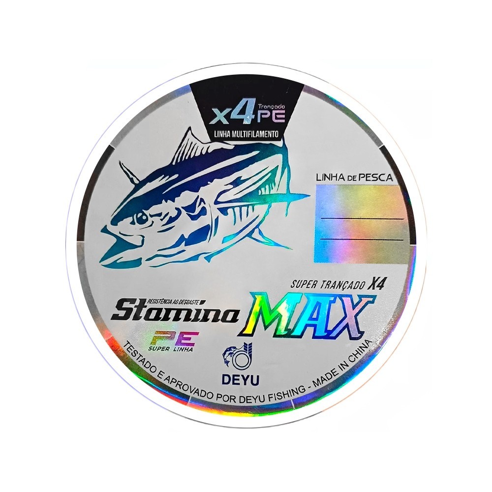 Linha de Pesca Multifilamento Stamina Max 4x - Deyu em Oferta na Shopee
