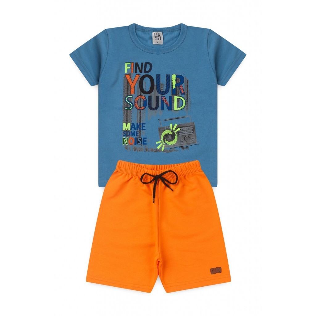 Conjunto Masculino Infantil Encontre Seu Som em Oferta na Shopee