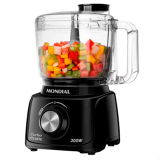 Mini Processador Turbo Pratic Mondial 300W - MP-16-B em Oferta na Shopee