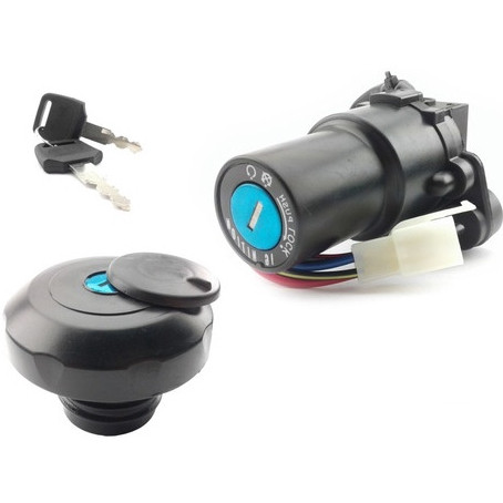 Chave Ignição + Tampa Tanque Ybr 125 2000 Até 2005 Xtz 125