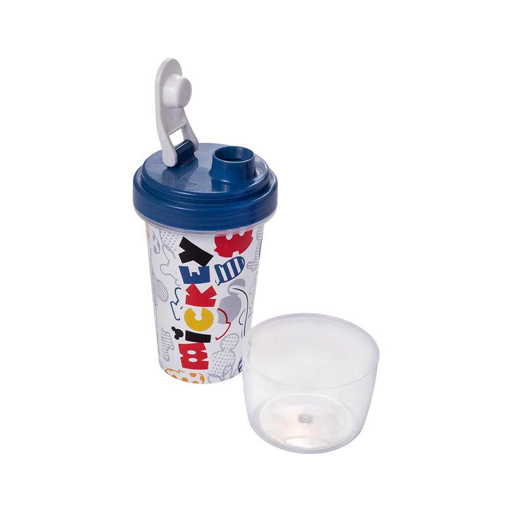 Mini Shakeira Mickey e Amigos Garrafa Lancheira Plasútil em Oferta na Shopee