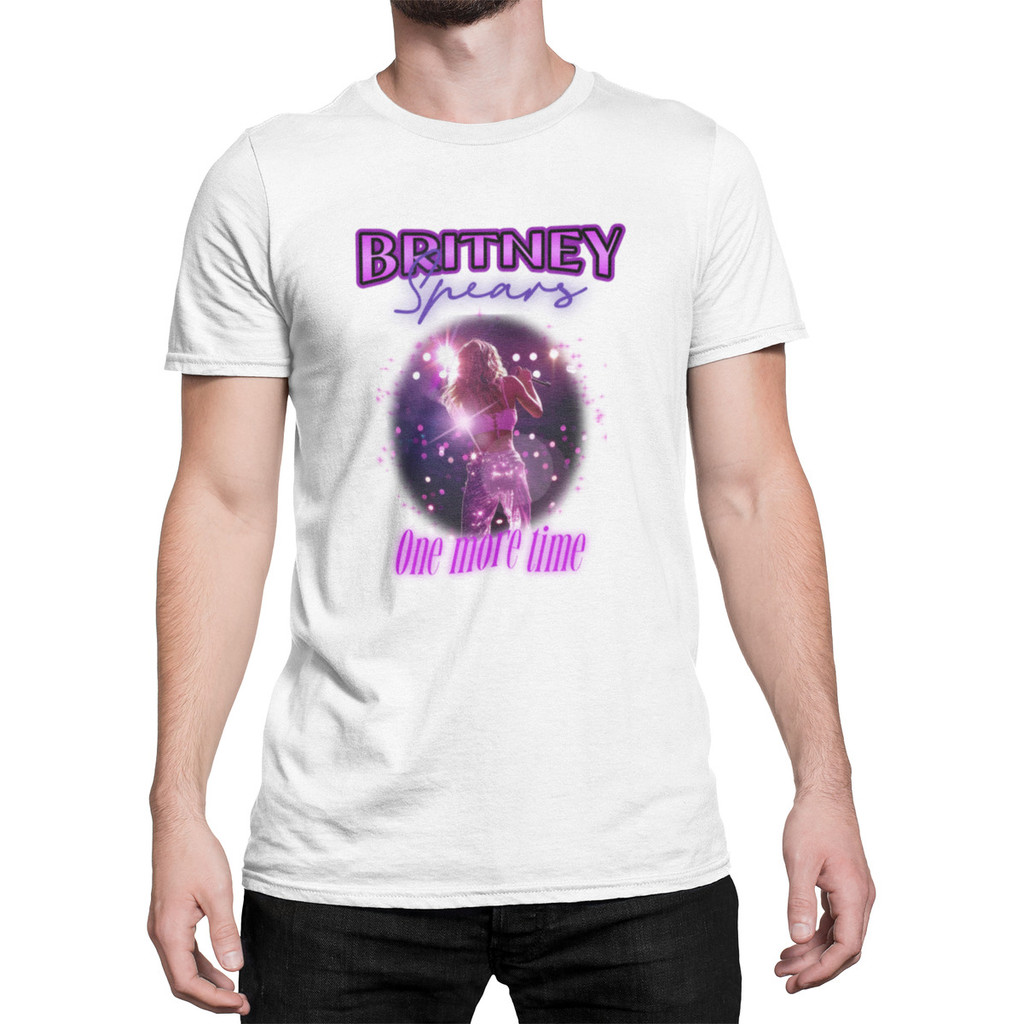 Camiseta Camisa Estampada Cantora Britney Spears Moda Retro
