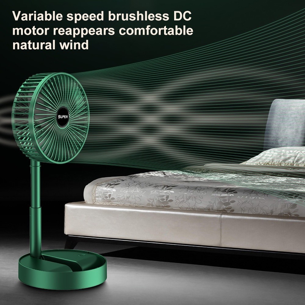 Ventilador USB Dobrável Retrátil Recarregável Compacto top