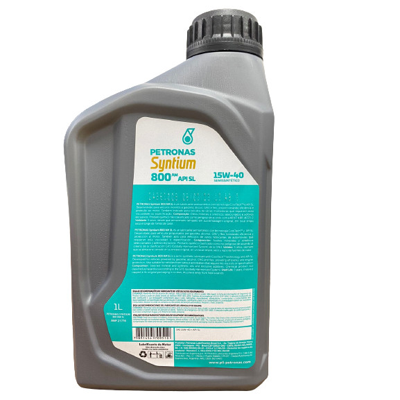 Detalhes do Kit 4 Óleo Semissintétco 15w40 Petronas SYNTIUM Maior Resistência