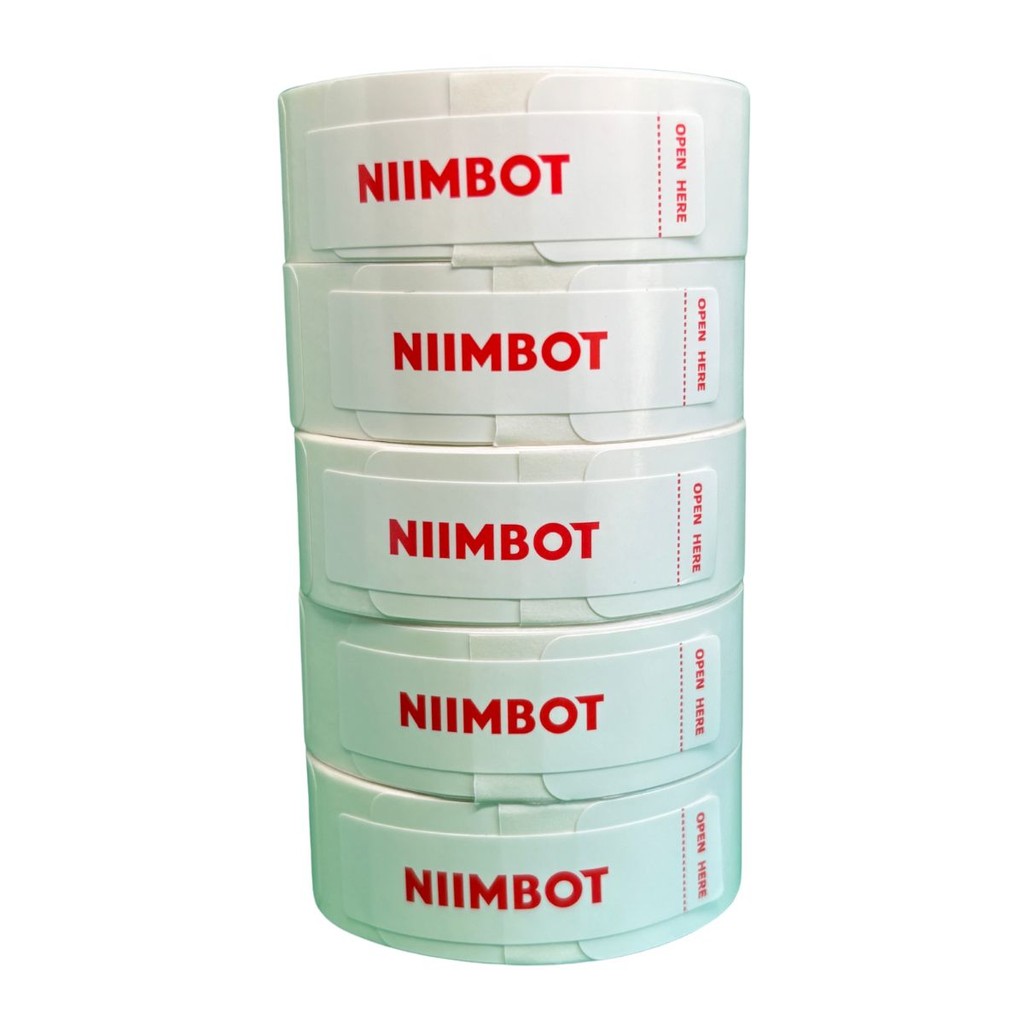 5 Rolo Etiquetas 15X30 (210) Niimbot P/ Impressora D110 D11 D101