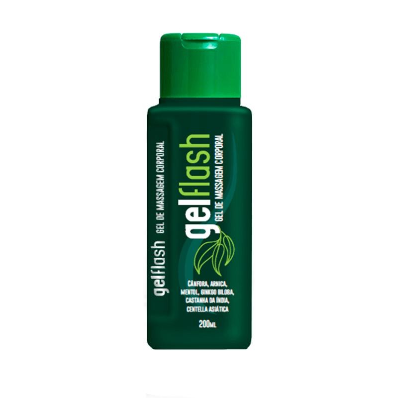 Gel de Massagem Corporal Gel Flash 200ml em Oferta na Shopee