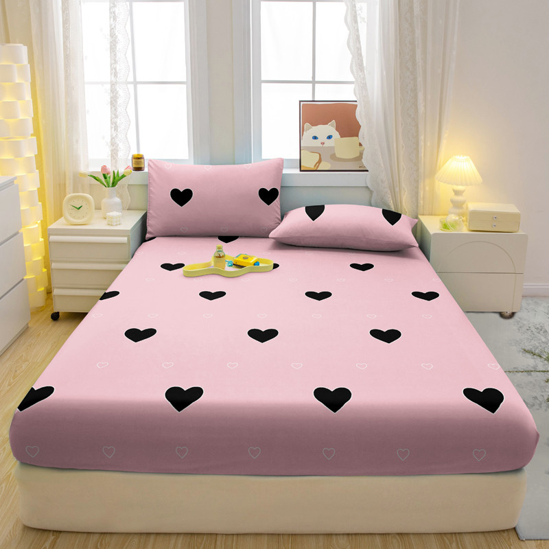 Jogo Lençol Casal e Queen Kit 3 Peças/ Solteiro 2 Peças Com Elástico Estampado e Fronhas Oferta