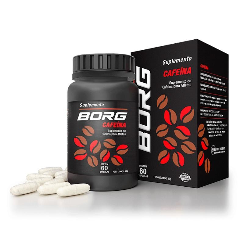 Suplemento Alimentar Borg Cafeína 60 Cápsulas em Oferta na Shopee