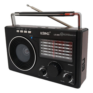 Rádio Am/fm P/ Zona Rural 11 Faixas + Pen Drive + Bluetooth Cor Preto 110v/220v