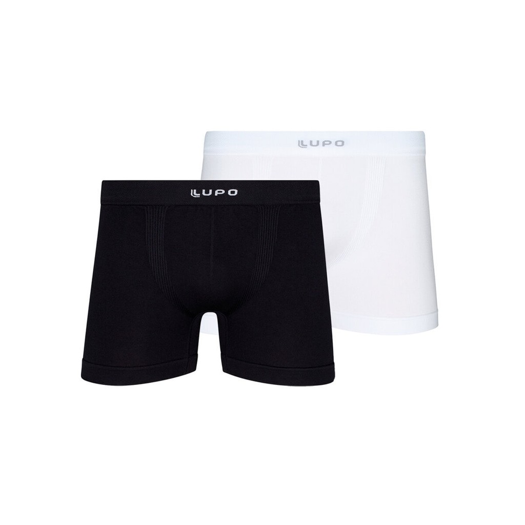 Kit com 2 Cuecas Boxer Lupo 661-001 Colorido em Oferta na Shopee