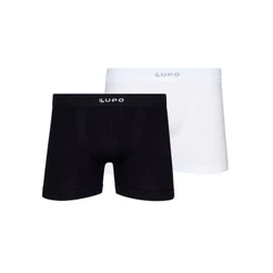 Kit com 2 Cuecas Boxer Lupo 661-001 Colorido
