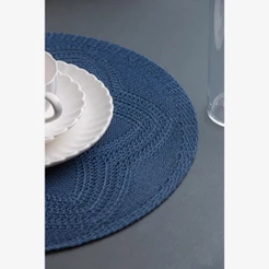 Lugar Americano Fiore Wolff 38cm Azul Plástico