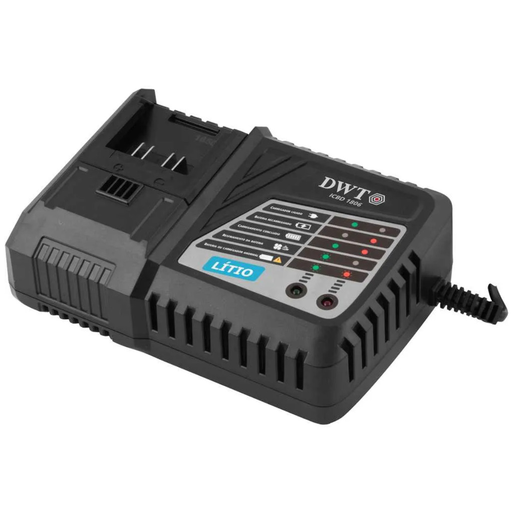Carregador De Bateria Rapido ICBD 1806 18V Dwt