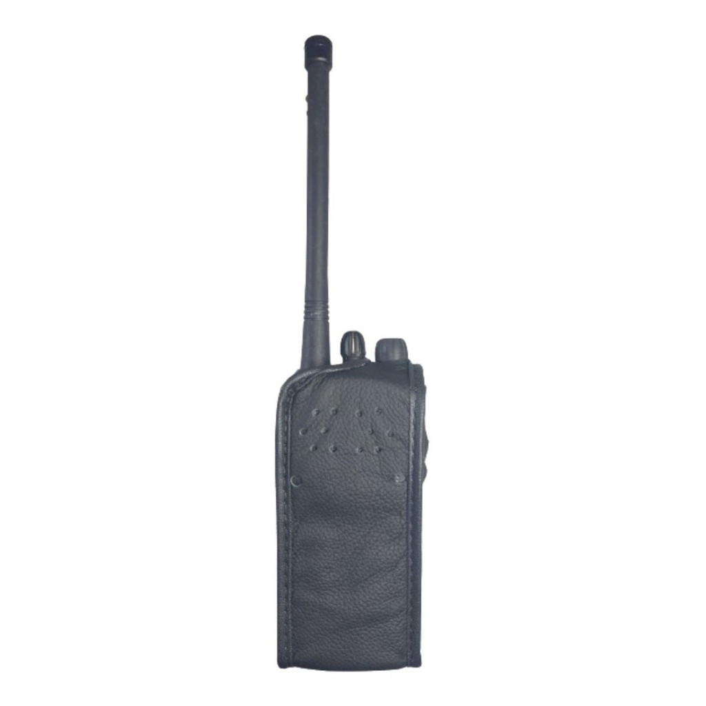 Capa Couro Legitimo Sem Visor Radio Motorola Ep-450-dep-450