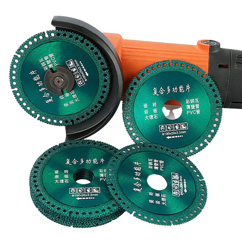 Disco De Corte 6 Em 1 Com Diamante Lâmina De Serra Multifuncional 100mm Ultra Fino Para Azulejo Cerâmico PVC em Oferta na Shopee