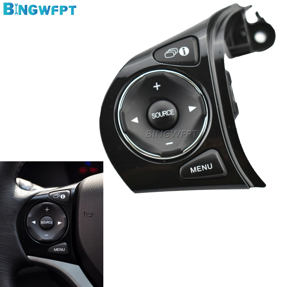 Novo Botão Interruptor De Controle Do Volante Para Honda Civic 1.8L 2012 2013 2014 2015 35880-TR6-A01