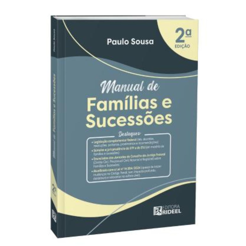 Manual de Famílias e Sucessões em Oferta na Shopee