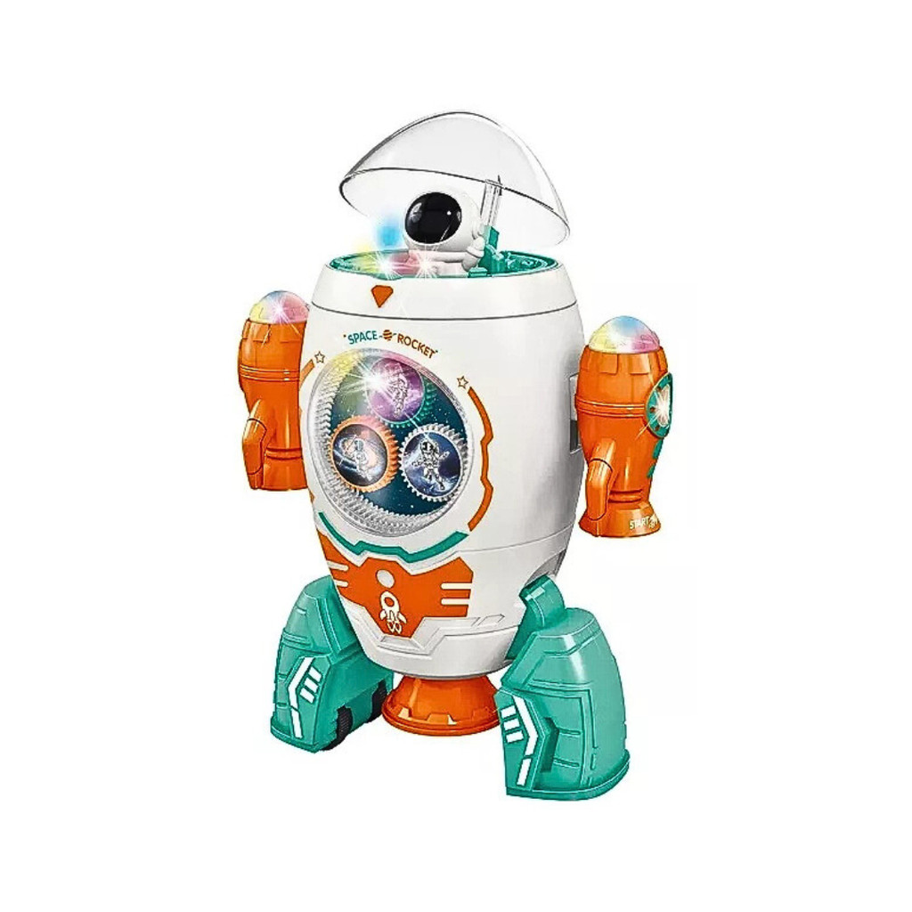 Dancing Foguete Space Divertido - Dm Toys