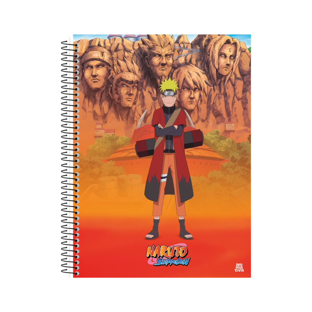 Caderno 20 Matérias Universitário Naruto 320 Folhas-CAPA:SENNIN em Oferta na Shopee