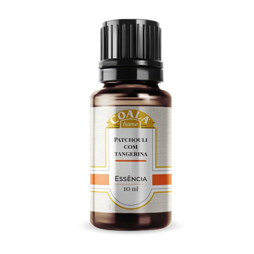 Essência Patchouli Com Tangerina 10ml Coala - Duradouro e Harmônico - Home & Living