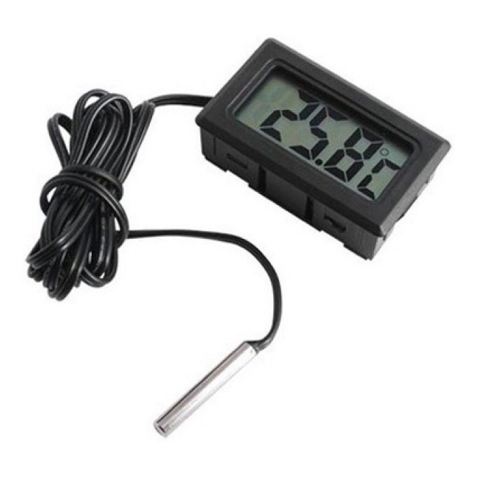 Termometro Digital Freezer Aquario Sonda Chocadeira Cabo 1m
