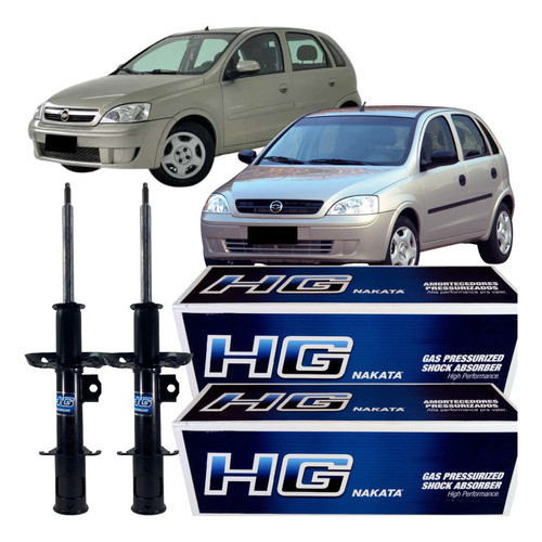 Kit 2 Amortecedor Original Dianteiro Corsa 1.4 8v 2008 em Oferta na Shopee
