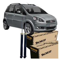 Par Amortecedor Traseiro Fiat Idea Adventure 1.8 2006 Á 2015