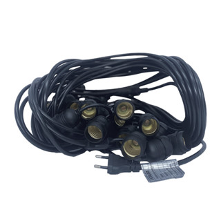 Varal de Luzes Foxlux E27 30m Decorativo Bivolt para Festas Varandas e Áreas Gourmet em Oferta na Shopee