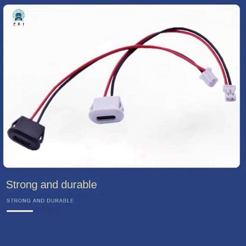 10Pcs Conector USB Tipo C Fêmea Com Fivela De Cartão Porta De Carregamento Rápido De Alta Corrente-De Carregador B