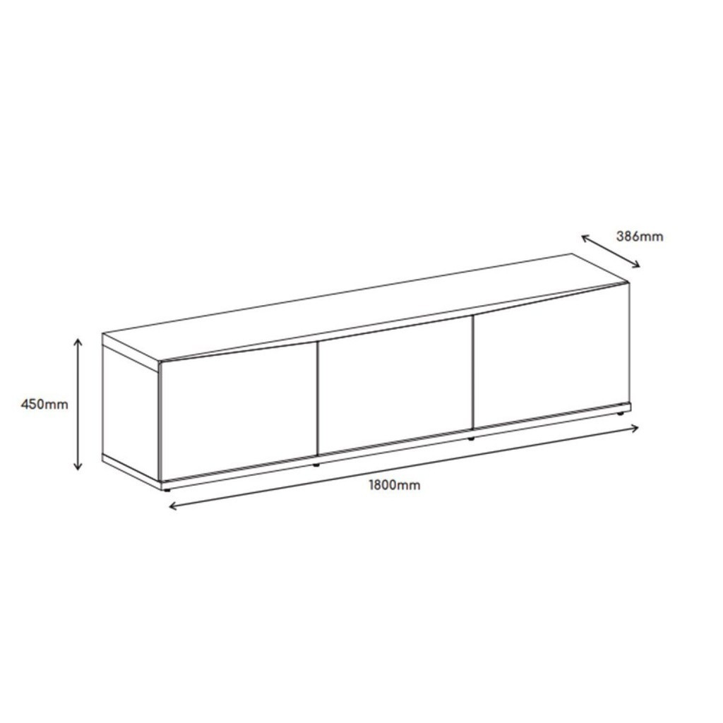 Detalhes do Rack Para TV até 60 Polegadas 180cm 2 Portas 1 Gaveta Eros  Cinza Perola/Cedro