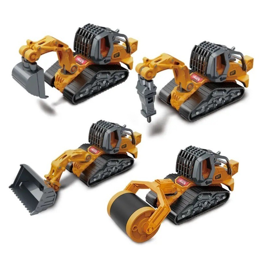 Escavadeira de Engenharia com Som e Luz – Brinquedo Educativo