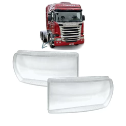 Lente Vidro Farol Principal Scania H7/H1 PGR S4 S5 Nino