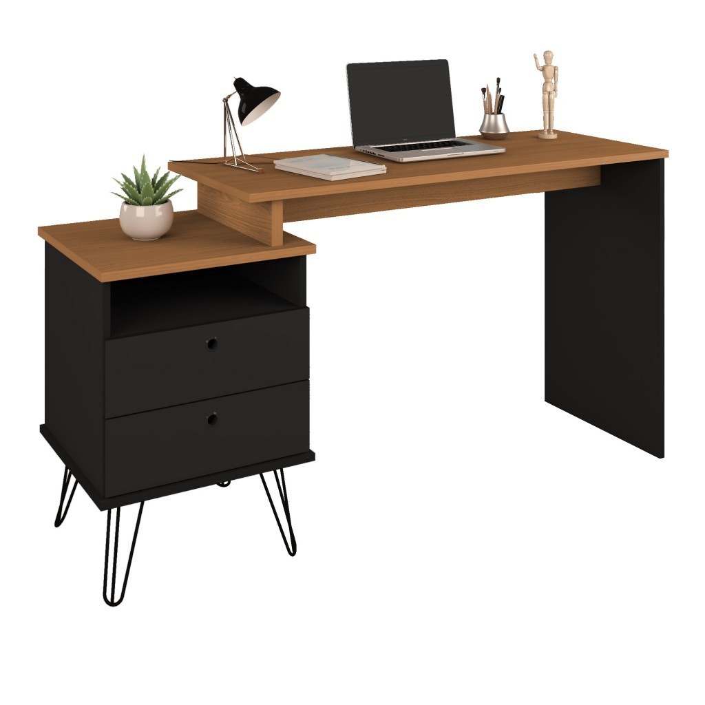 Mesa Escrivaninha Plus 2 Gavetas 006088 - Artany · foto 2