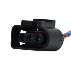 Plug Conector Chicote 3 Vias Sensor De Rotação Golf Gol Fox